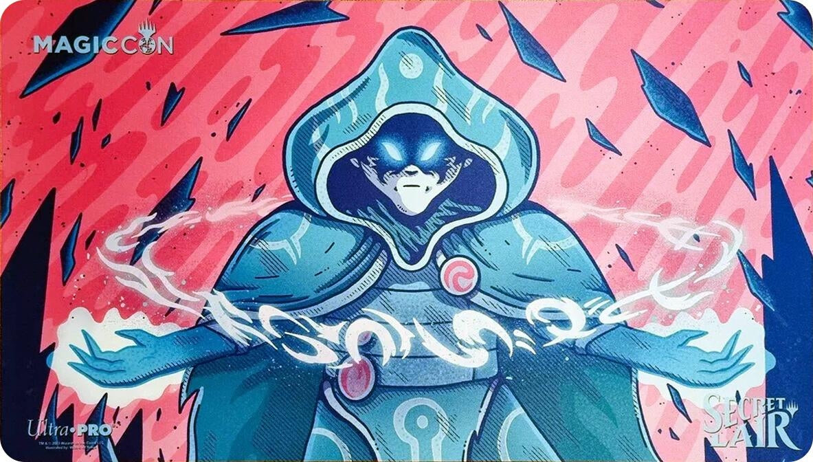 Image for Secret Lair Showdown MagicCon 2023 Jace, the Mind Sculptor Standard Gaming Playmat for Magic: The Gathering - Playmats