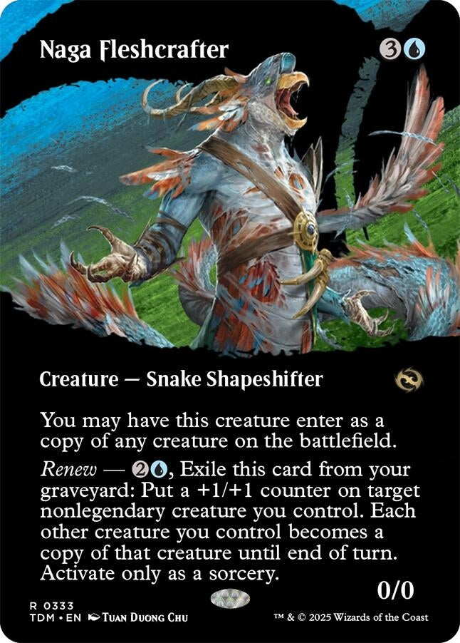 Naga Fleshcrafter (Borderless) (333) (Tarkir: Dragonstorm)