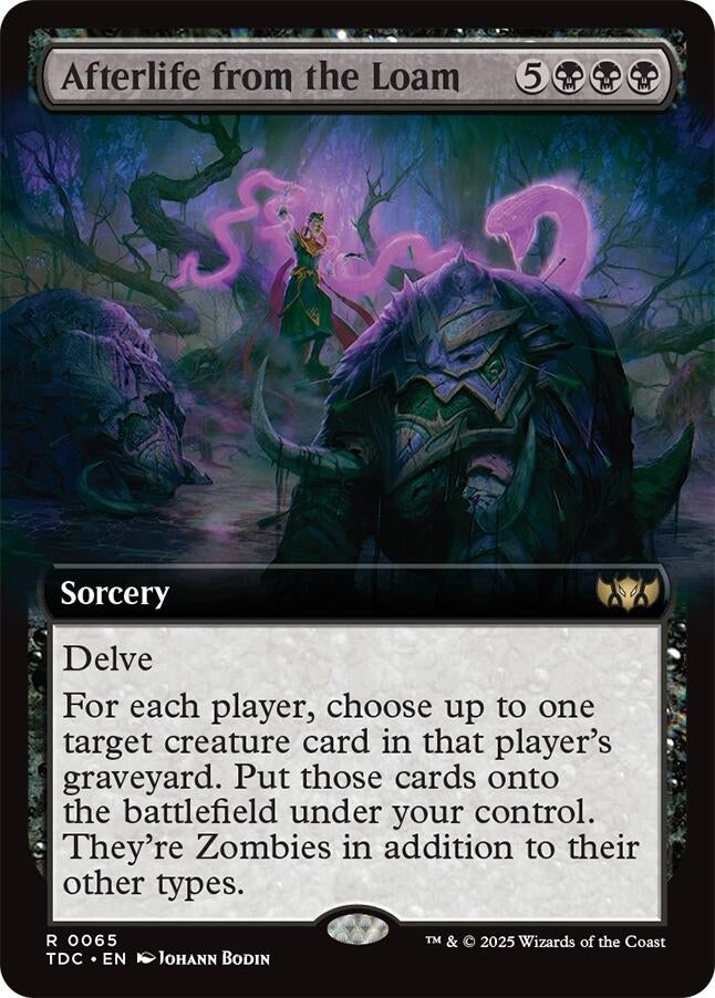 Afterlife from the Loam (Extended Art) (65) (Tarkir: Dragonstorm)