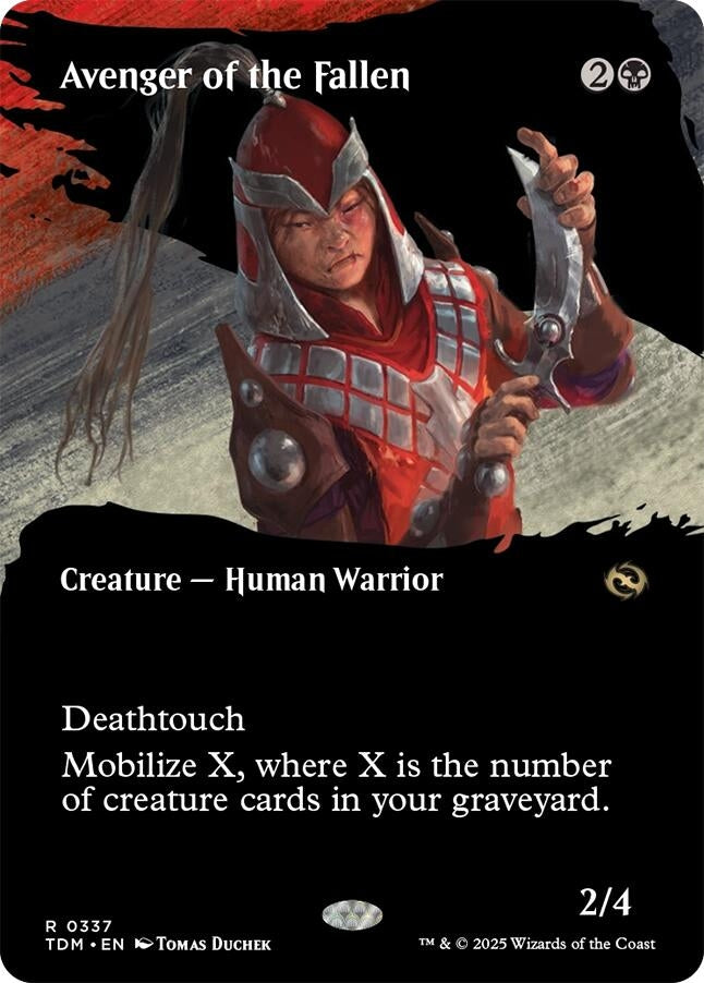 Avenger of the Fallen (Borderless) (337) (Tarkir: Dragonstorm)