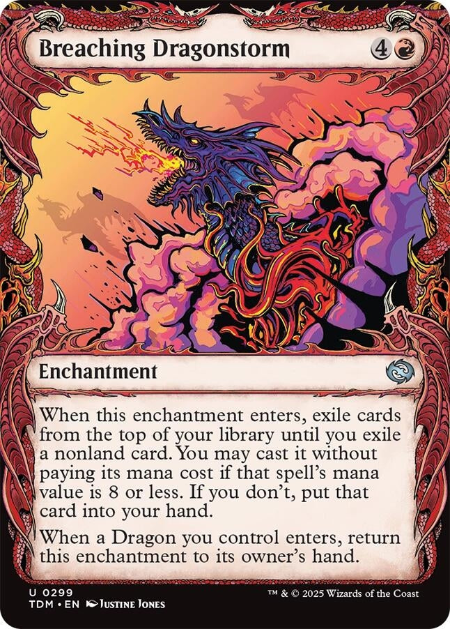 Breaching Dragonstorm (Showcase) (299) (Tarkir: Dragonstorm)