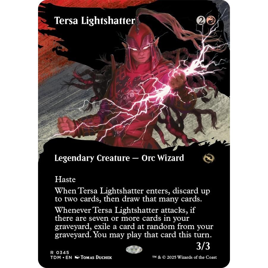 Tersa Lightshatter (Borderless) (345) (Tarkir: Dragonstorm) - PokeBox USA
