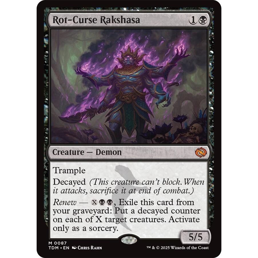 Rot-Curse Rakshasa (87) (Tarkir: Dragonstorm) - PokeBox USA