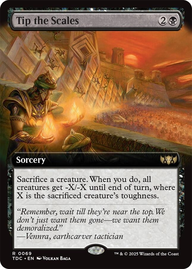 Tip the Scales (Extended Art) (69) (Tarkir: Dragonstorm)