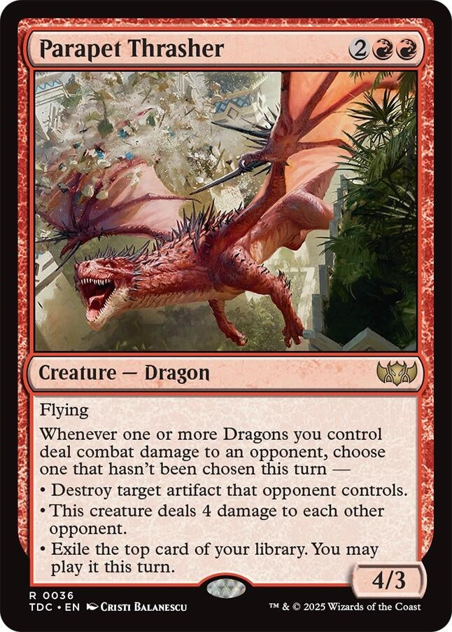 Parapet Thrasher (36) (Tarkir: Dragonstorm)