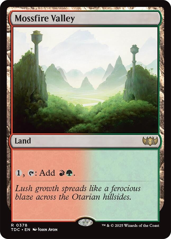 Mossfire Valley (378) (Tarkir: Dragonstorm)