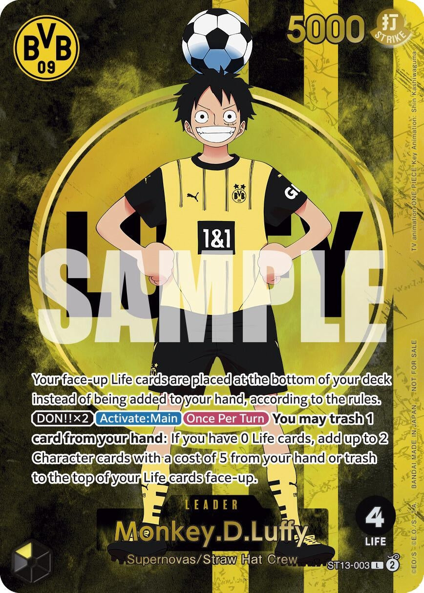 Image for Monkey.D.Luffy (BVB x One Piece Campaign) (ST13-003) (One Piece Promotion Cards) (OP-PR) - One Piece Card Game