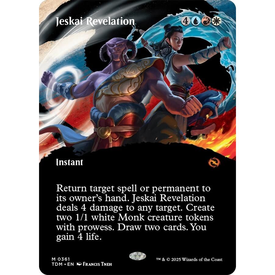Jeskai Revelation (Borderless) (361) (Tarkir: Dragonstorm) - PokeBox USA