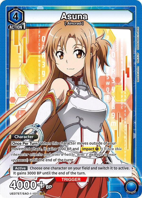 Image for Asuna (101) (UE07ST/SAO-1-101) (UE07ST: Sword Art Online Starter Deck) (UE07ST) - Union Arena