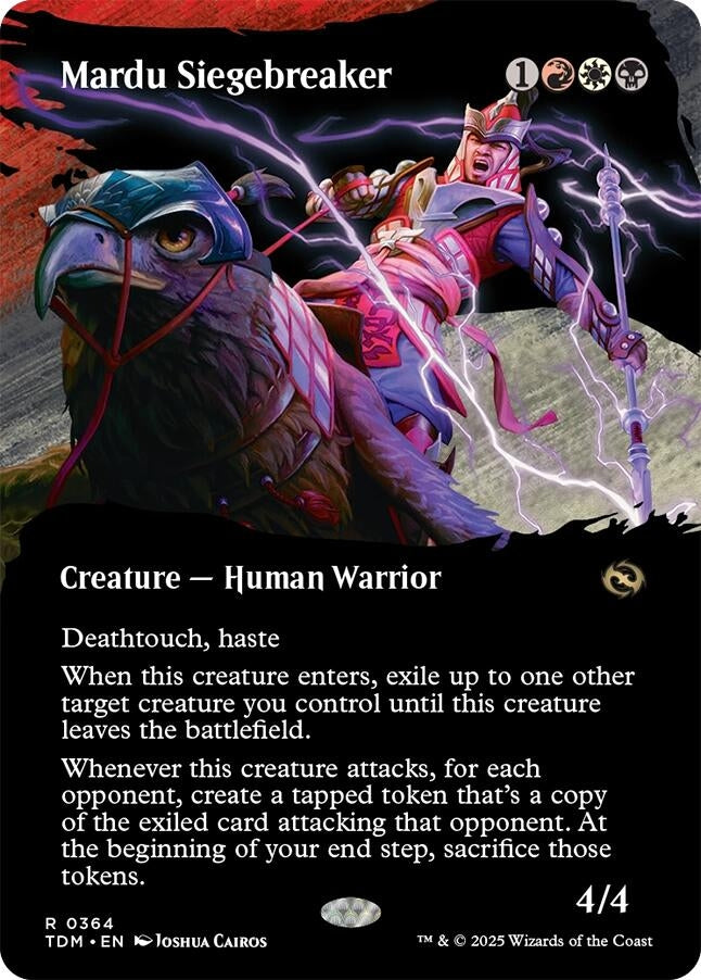 Mardu Siegebreaker (Borderless) (364) (Tarkir: Dragonstorm)
