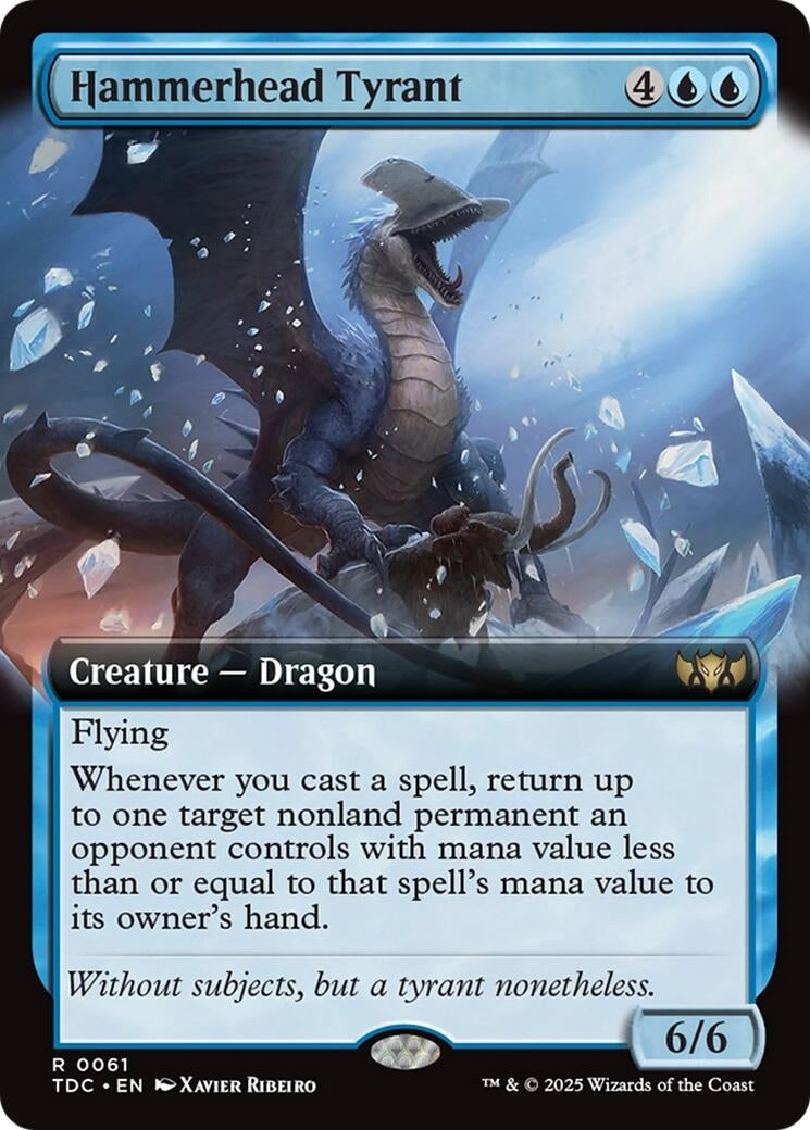 Hammerhead Tyrant (Extended Art) (61) (Tarkir: Dragonstorm)