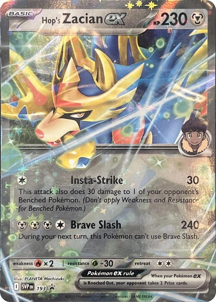 Image for Hop's Zacian ex - SVP193 (SVP193) (SV: Scarlet & Violet Promo Cards) (SVP) - Pokemon