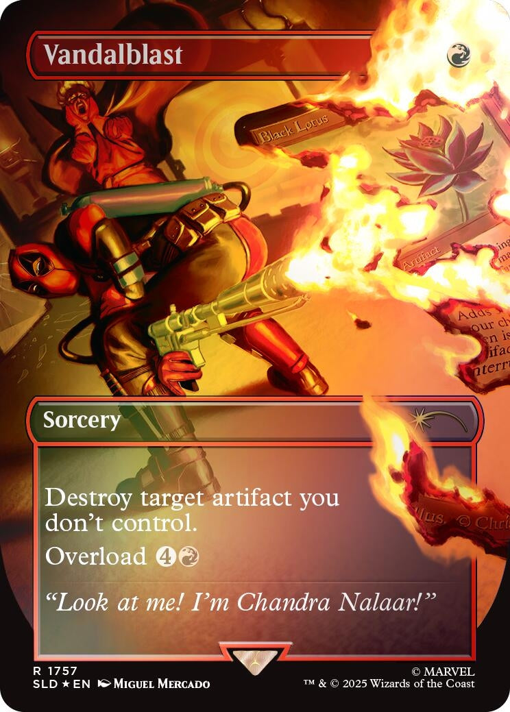 Vandalblast (1757) (Rainbow Foil) (1757) (Secret Lair Drop Series)