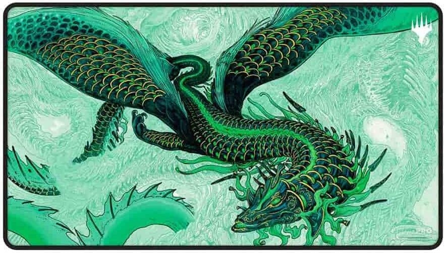 Image for Tarkir: Dragonstorm Black Stitched Playmat for Magic: The Gathering - Sultai - Playmats
