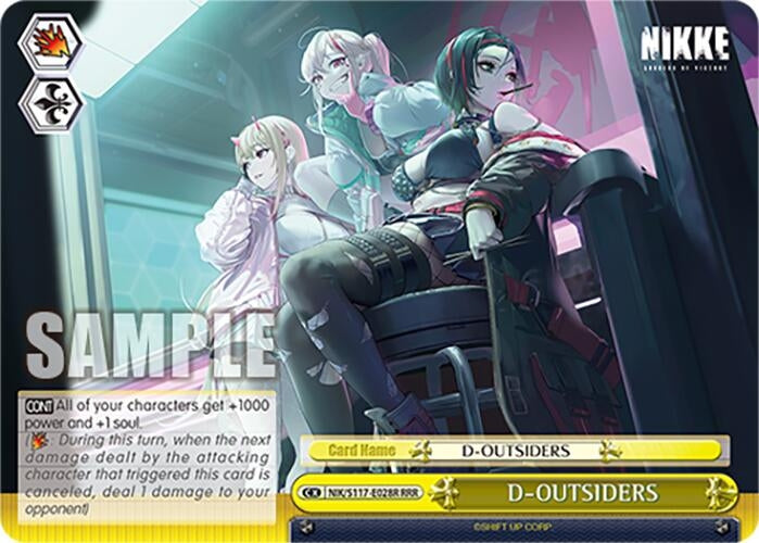 D-OUTSIDERS (RRR) (NIK/S117-E028R RRR) (GODDESS OF VICTORY: NIKKE)