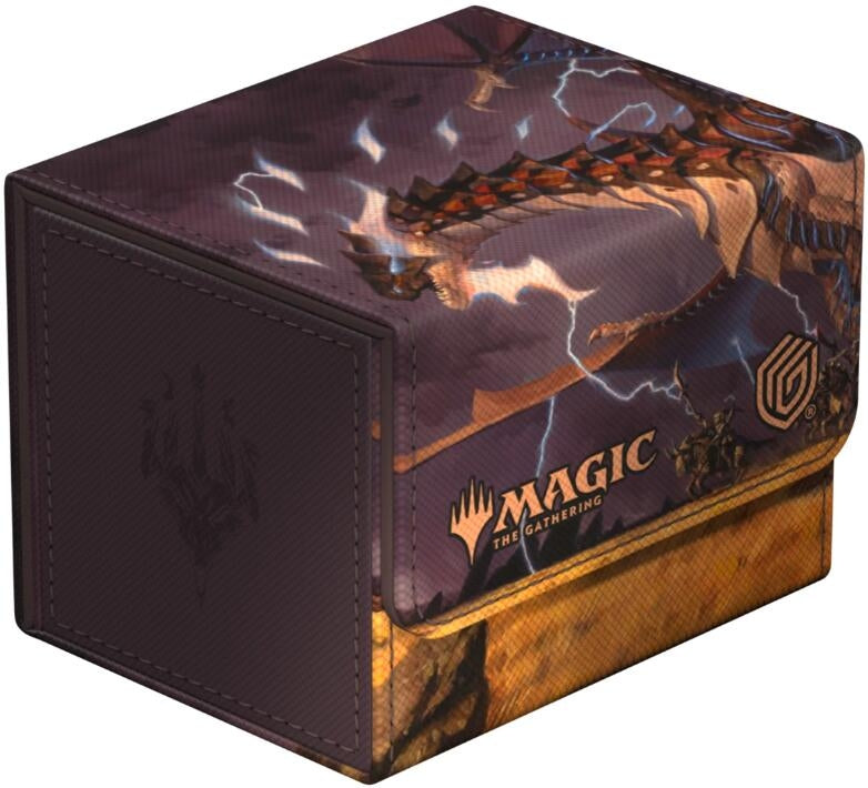 Image for Magic: The Gathering Tarkir: Dragonstorm Sidewinder 100+ Xenoskin Deck Box - Neriv, Heart of the Storm - Deck Boxes