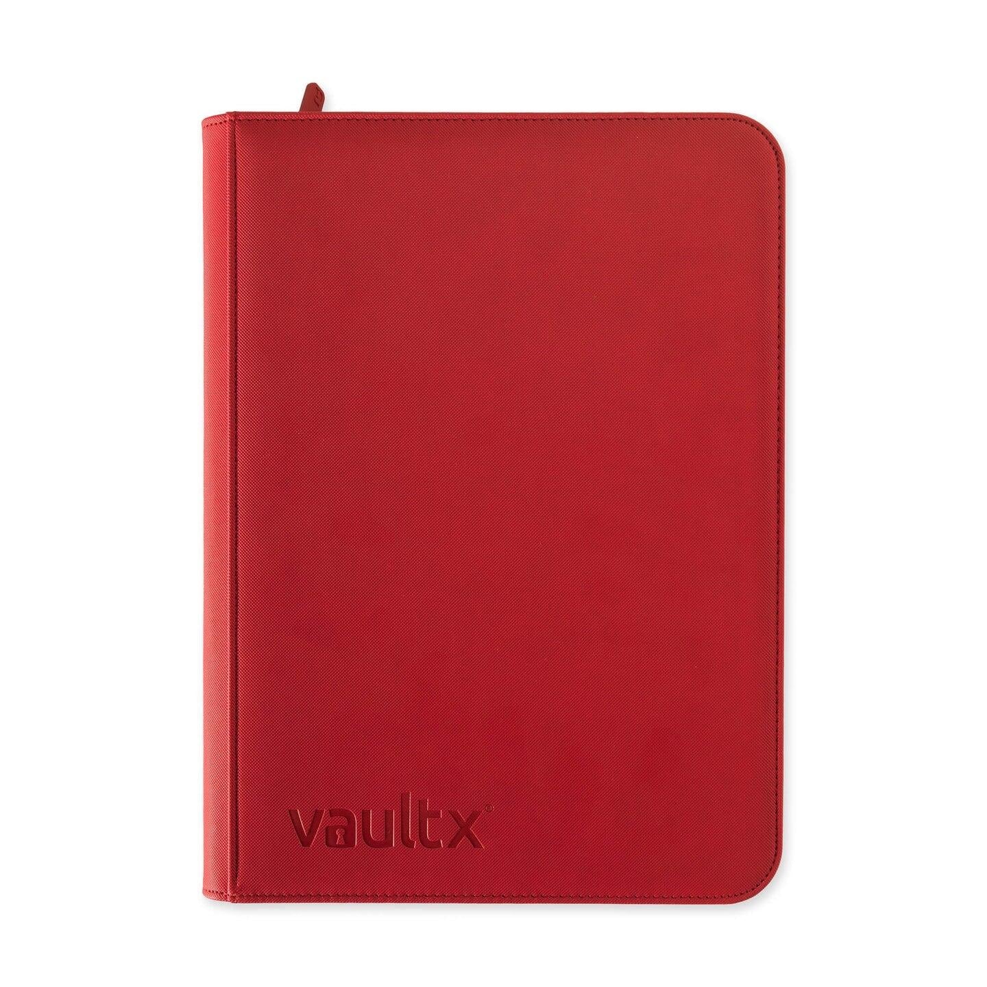 Image for Vault X Zip Binder Exo-Tec - Red 9 Pocket - Storage Albums
