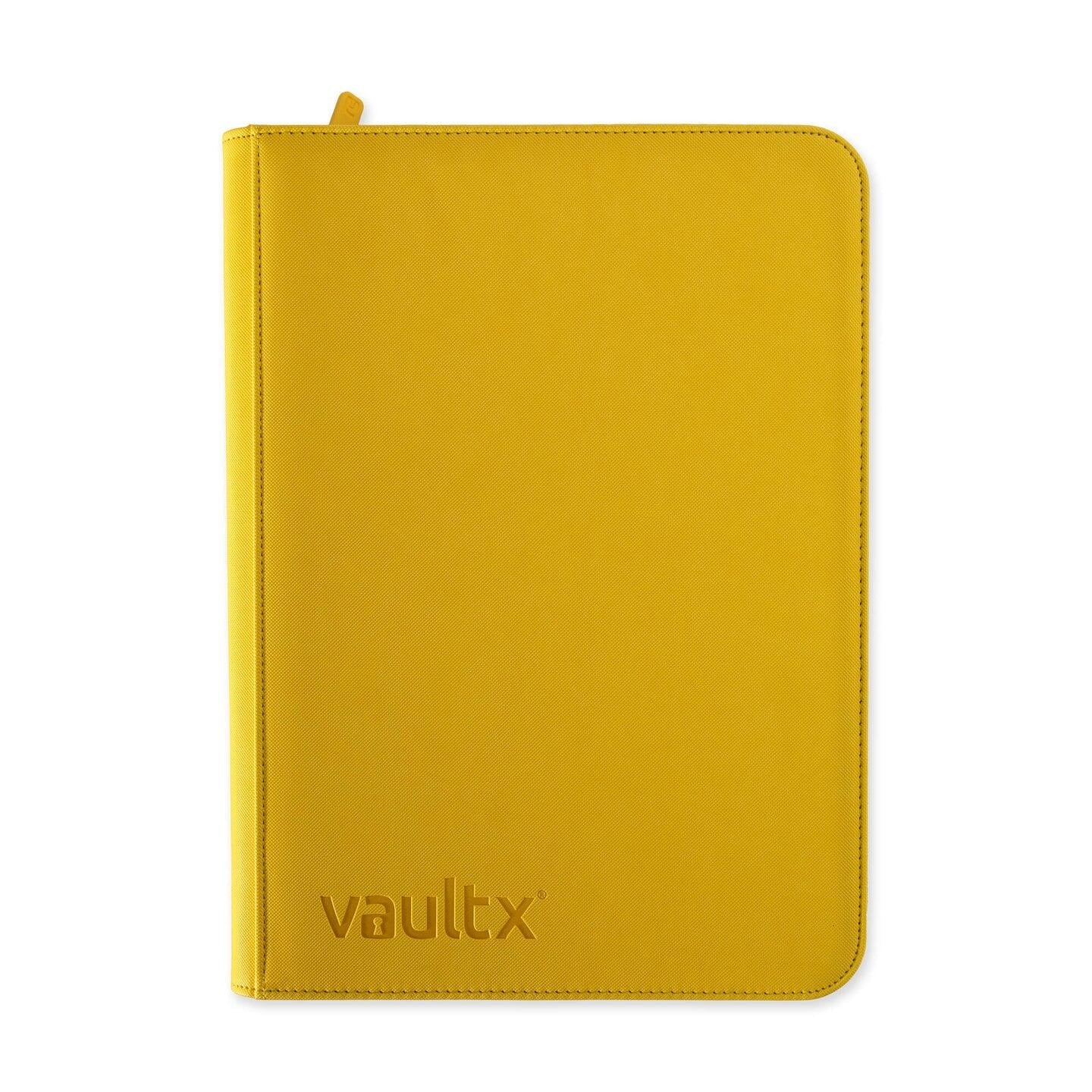 Image for Vault X Zip Binder Exo-Tec - Yellow 9 Pocket - Storage Albums