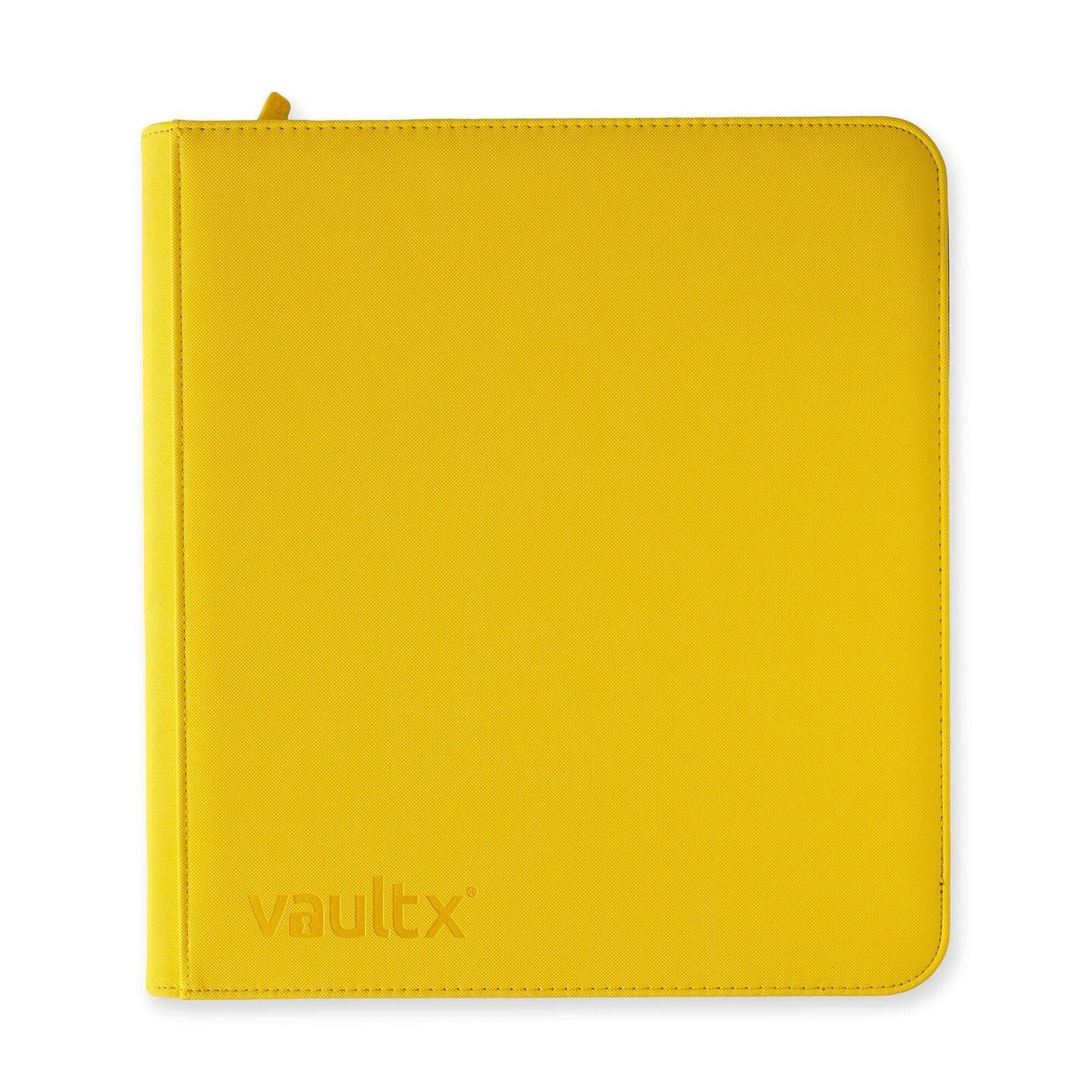 Image for Vault X Zip Binder Exo-Tec - Yellow 12 Pocket - Storage Albums