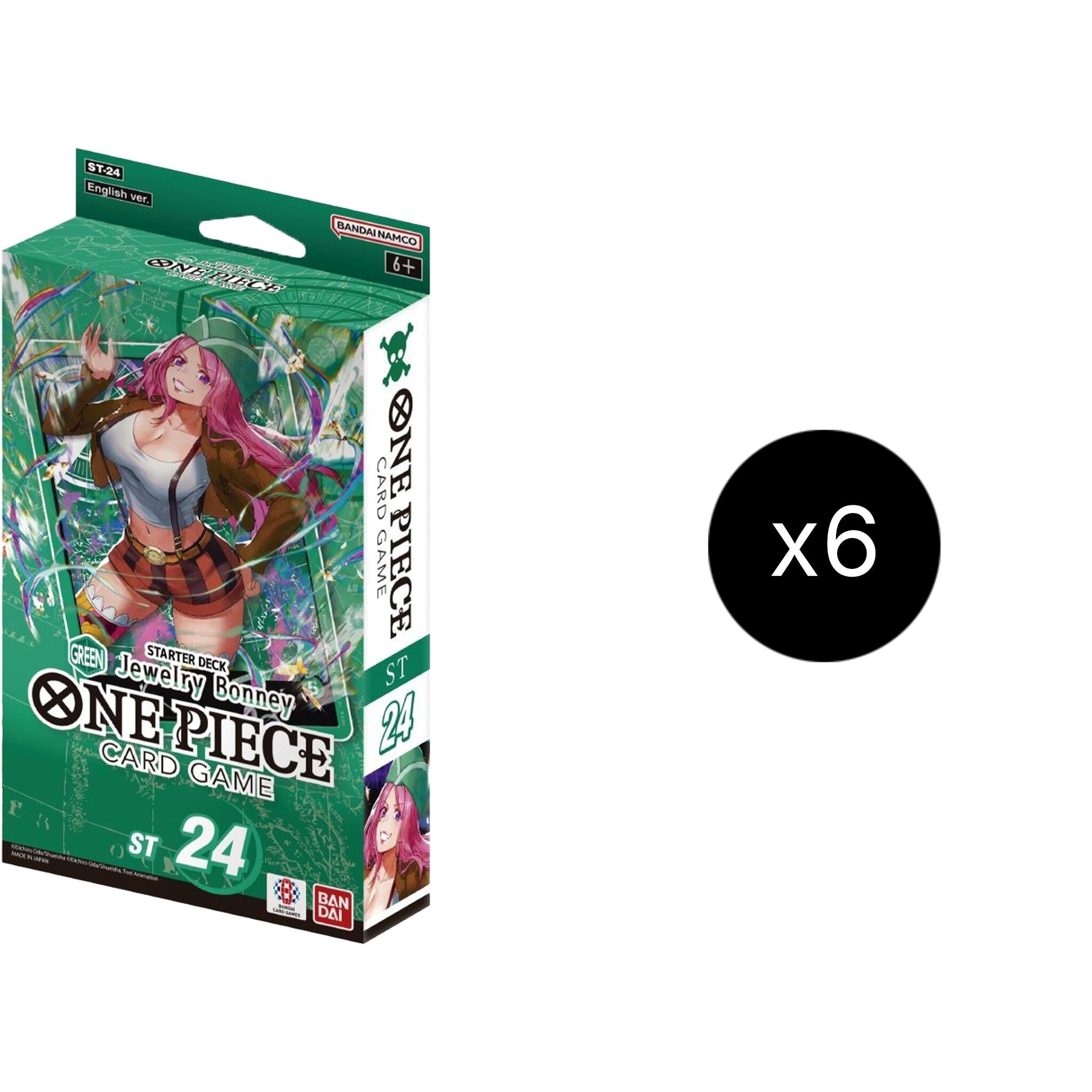 Image for Starter Deck 24: GREEN Jewelry Bonney Display - One Piece Card Game