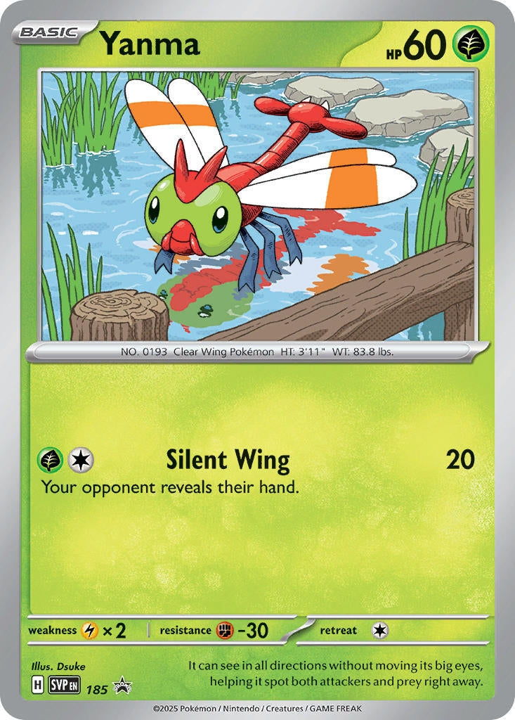 Image for Yanma - 185 (185) (SV: Scarlet & Violet Promo Cards) (SVP) - Pokemon