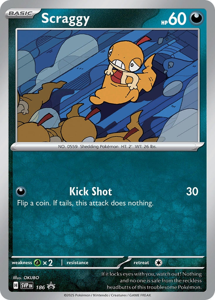 Image for Scraggy - 186 (186) (SV: Scarlet & Violet Promo Cards) (SVP) - Pokemon