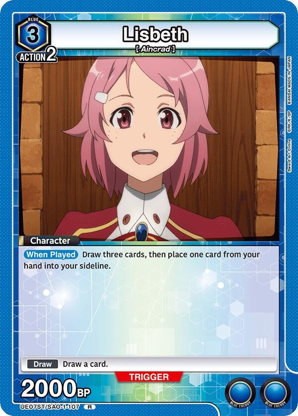Image for Lisbeth (107) (UE07ST/SAO-1-107) (UE07ST: Sword Art Online Starter Deck) (UE07ST) - Union Arena