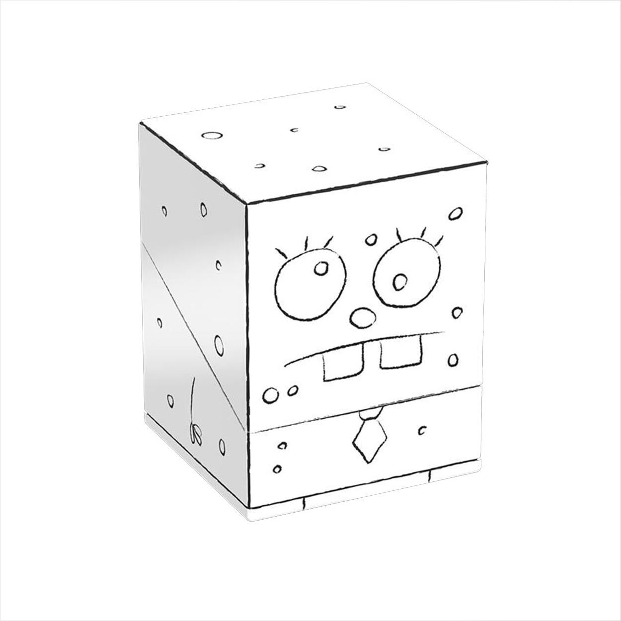 Image for Squaroes Spongebob Squarepants (Wave 2) - Doodlebob - Deck Boxes