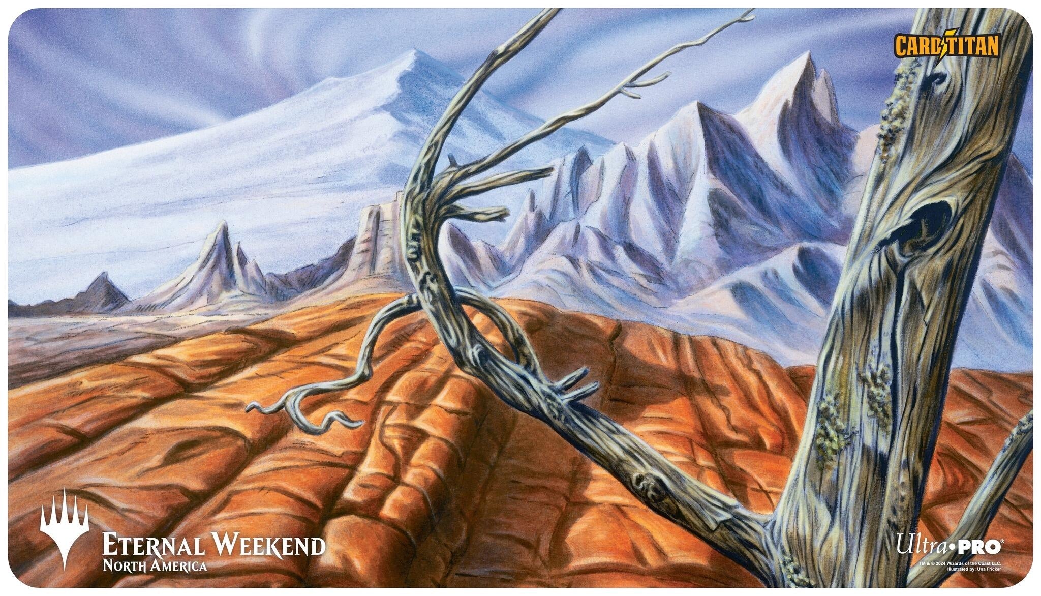 Image for Eternal Weekend 2024 Ultra Pro Exclusive Playmat for Magic: The Gathering - Wasteland - Playmats