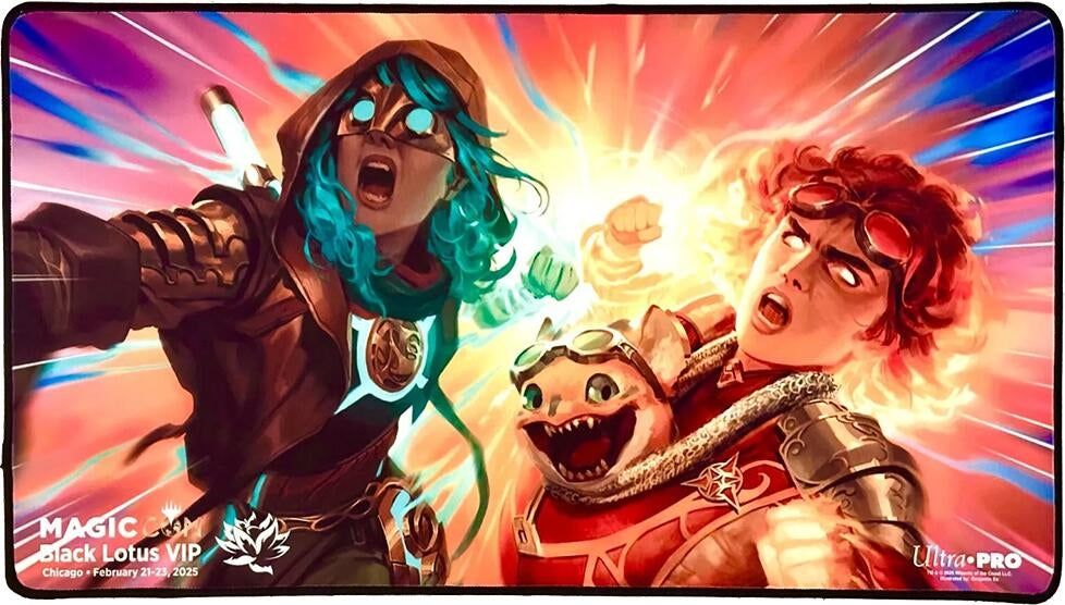 Image for MagicCon Black Lotus VIP 2024 Ultra Pro Exclusive Playmat for Magic: The Gathering - Full Throttle (Chicago) - Playmats
