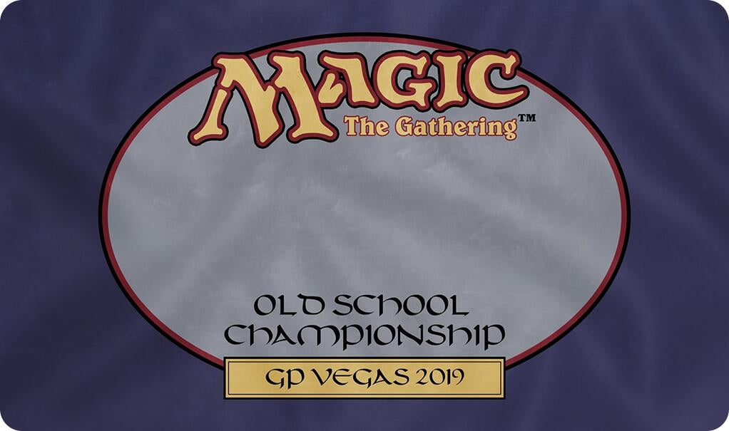 Image for Magic Grand Prix 2019 Playmat: Vegas - Old School - Playmats