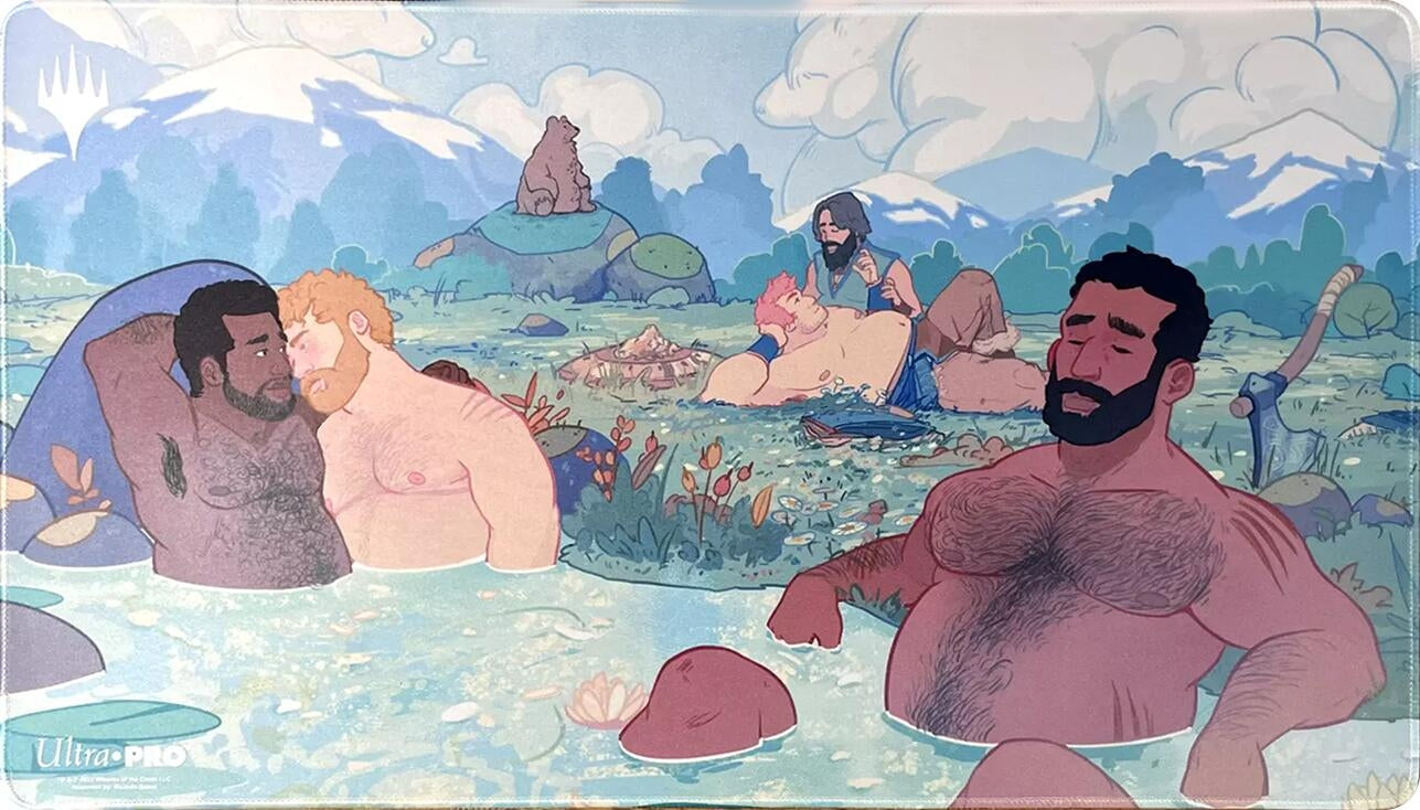 Image for Pride 2023 Ultra Pro Exclusive Playmat for Magic: The Gathering - Bearscape - Playmats