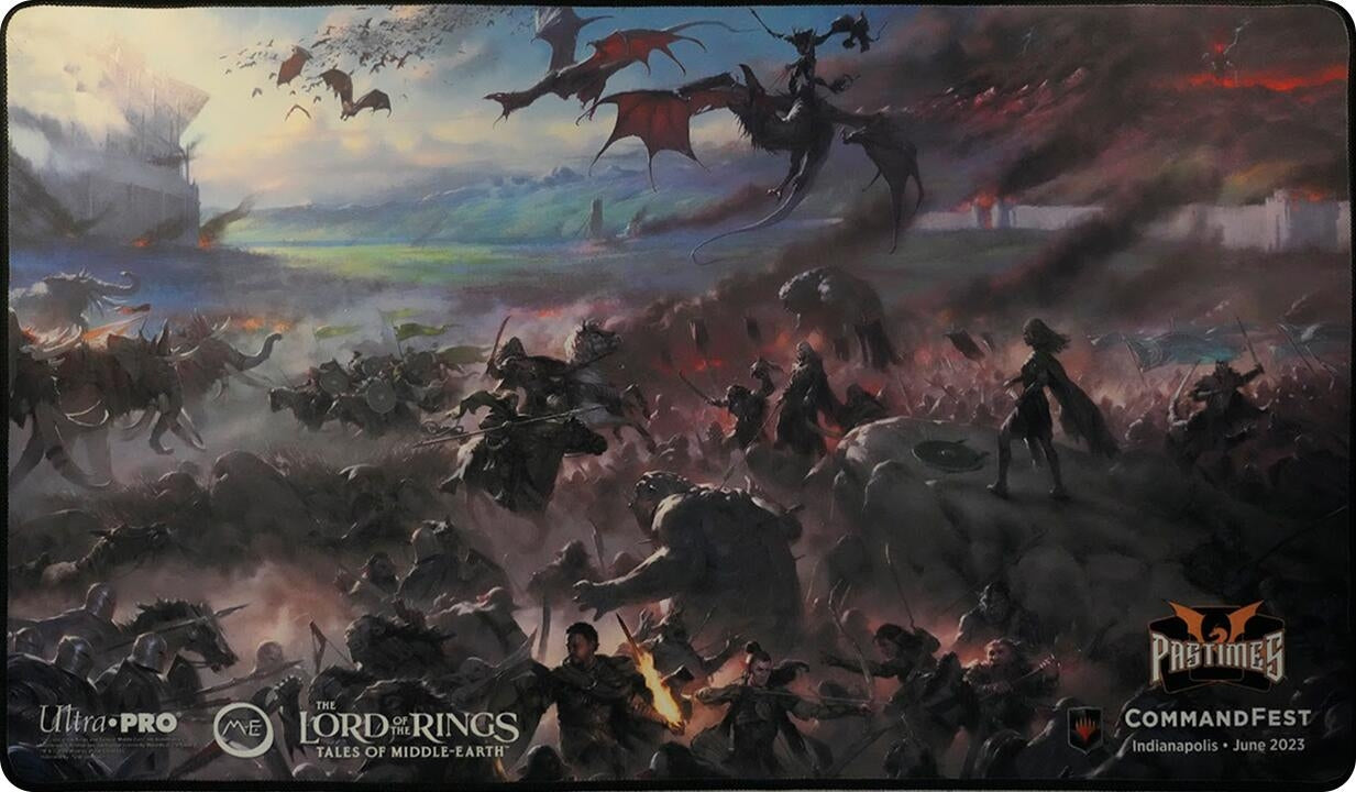 Image for Commandfest 2023 Ultra Pro Exclusive Playmat for Magic: The Gathering -  Lord of the Rings Scene art - Playmats