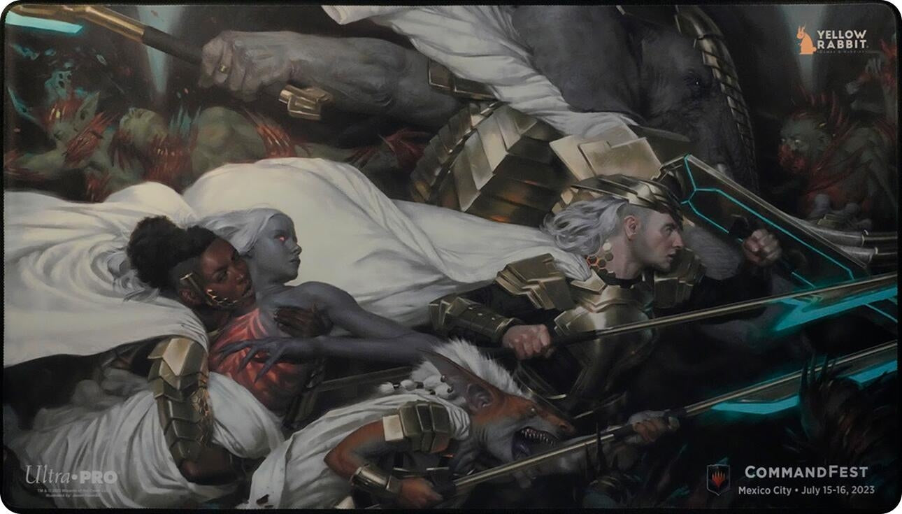 Image for Commandfest 2023 Ultra Pro Exclusive Playmat for Magic: The Gathering - Storm the Seedcore - Playmats