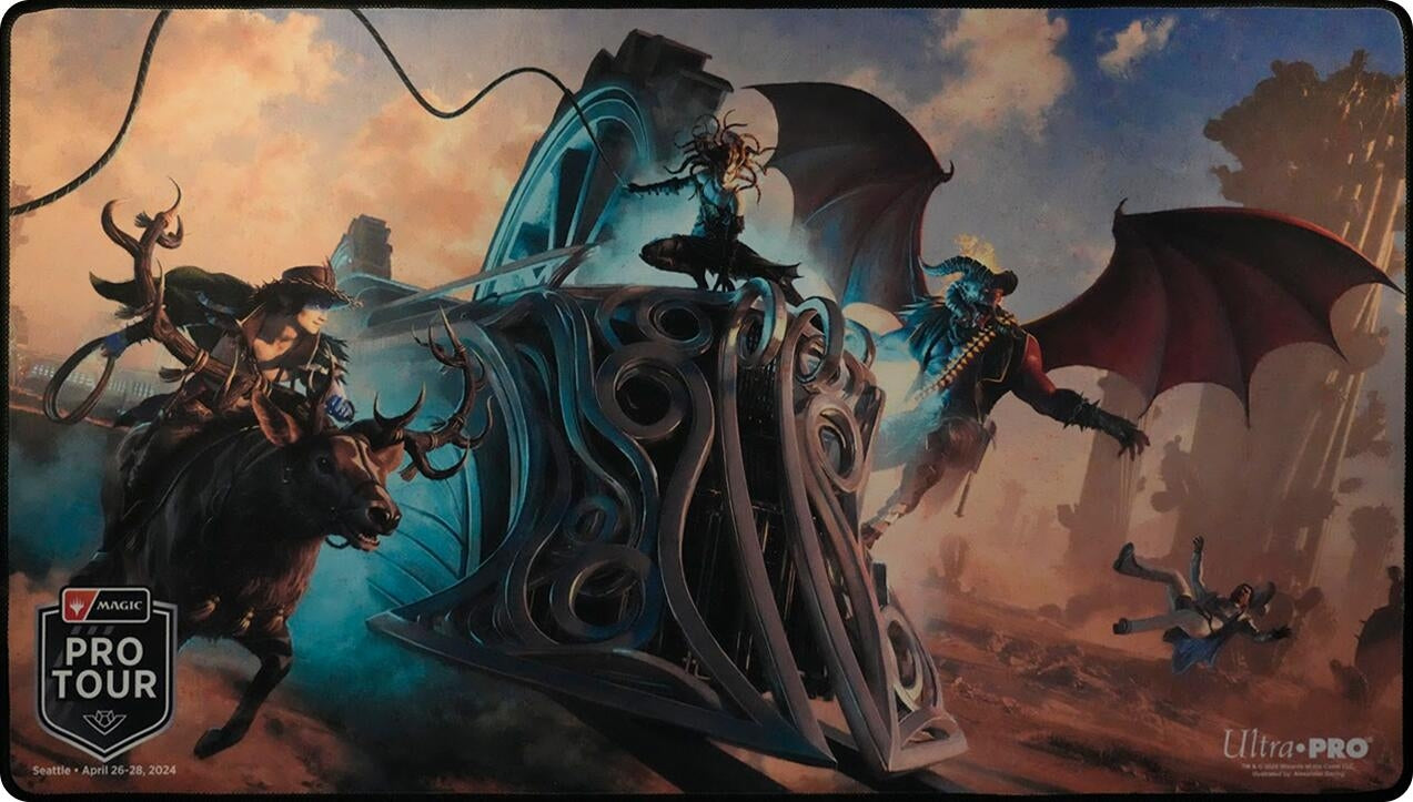 Image for Pro Tour Exclusive Playmat for Magic: The Gathering - Outlaws of Thunder Junction - Playmats
