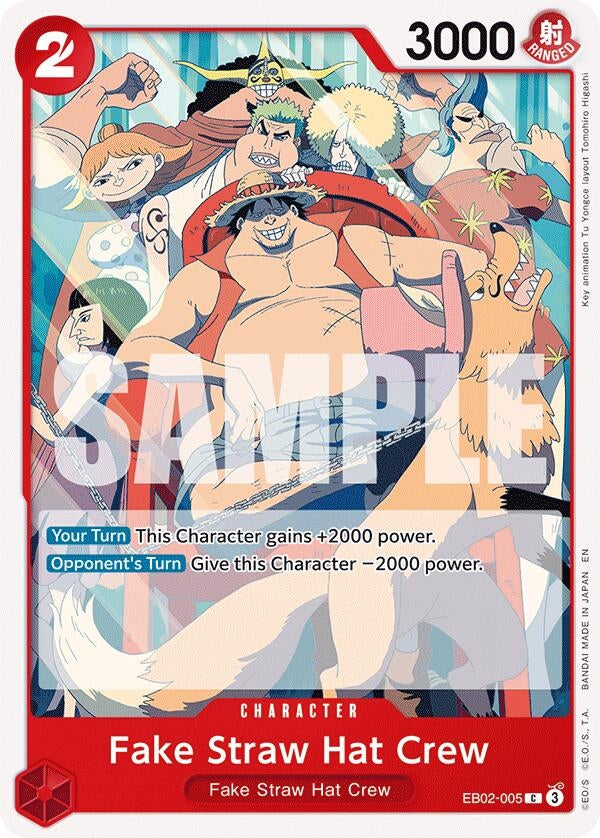 Image for Fake Straw Hat Crew (EB02-005) (Extra Booster: Anime 25th Collection) (EB-02) - One Piece Card Game