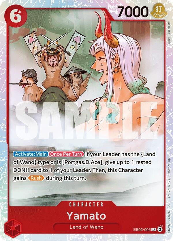 Image for Yamato (EB02-006) (Extra Booster: Anime 25th Collection) (EB-02) - One Piece Card Game