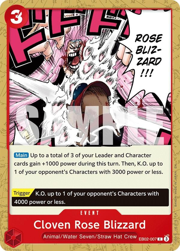 Image for Cloven Rose Blizzard (EB02-007) (Extra Booster: Anime 25th Collection) (EB-02) - One Piece Card Game
