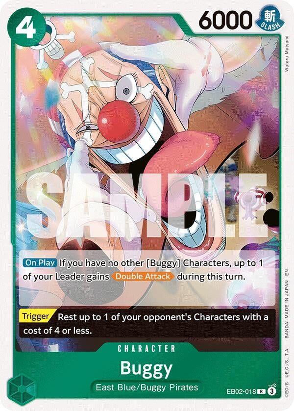 Image for Buggy (EB02-018) (Extra Booster: Anime 25th Collection) (EB-02) - One Piece Card Game