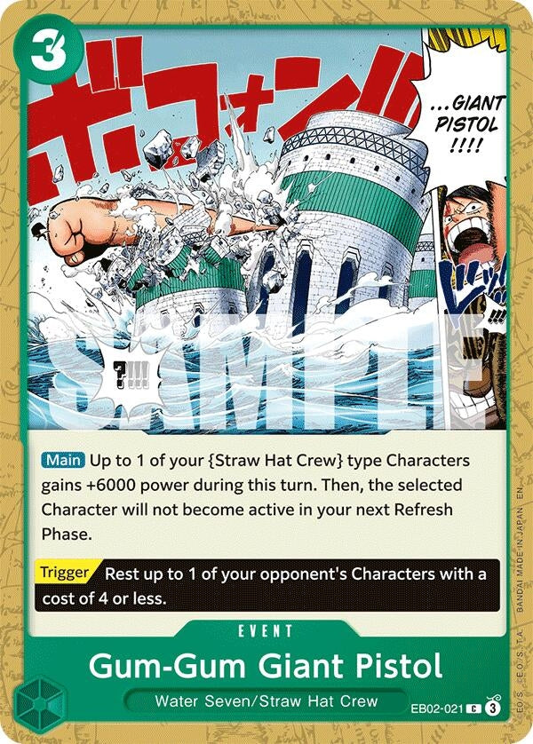 Image for Gum-Gum Giant Pistol (EB02-021) (Extra Booster: Anime 25th Collection) (EB-02) - One Piece Card Game