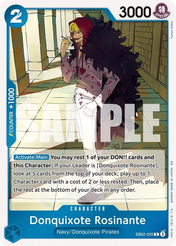 Image for Donquixote Rosinante (EB02-025) (Extra Booster: Anime 25th Collection) (EB-02) - One Piece Card Game