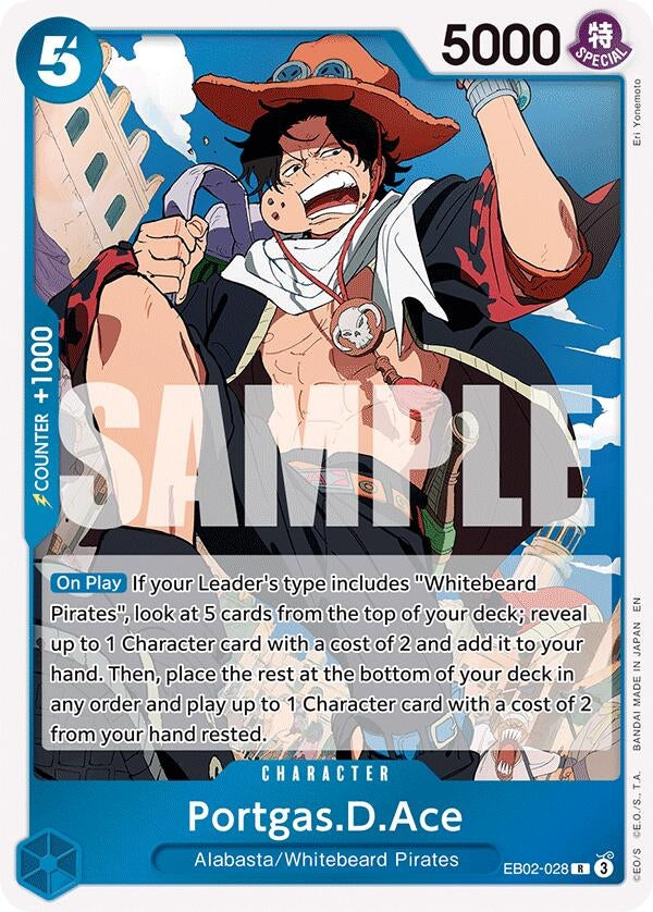 Image for Portgas.D.Ace (EB02-028) (Extra Booster: Anime 25th Collection) (EB-02) - One Piece Card Game