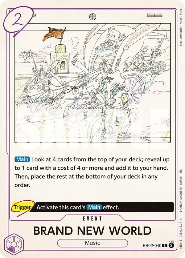 Image for BRAND NEW WORLD (EB02-040) (Extra Booster: Anime 25th Collection) (EB-02) - One Piece Card Game