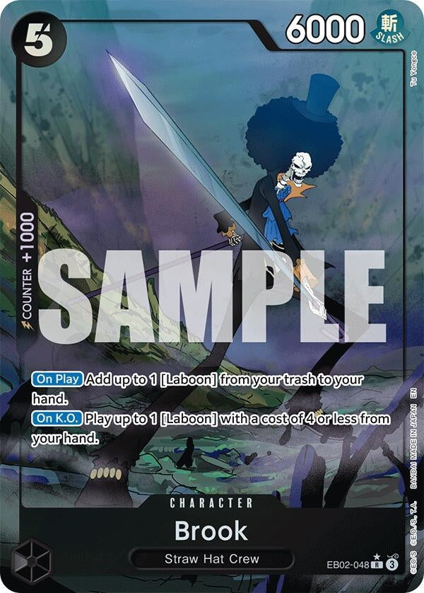 Image for Brook (Alternate Art) (EB02-048) (Extra Booster: Anime 25th Collection) (EB-02) - One Piece Card Game