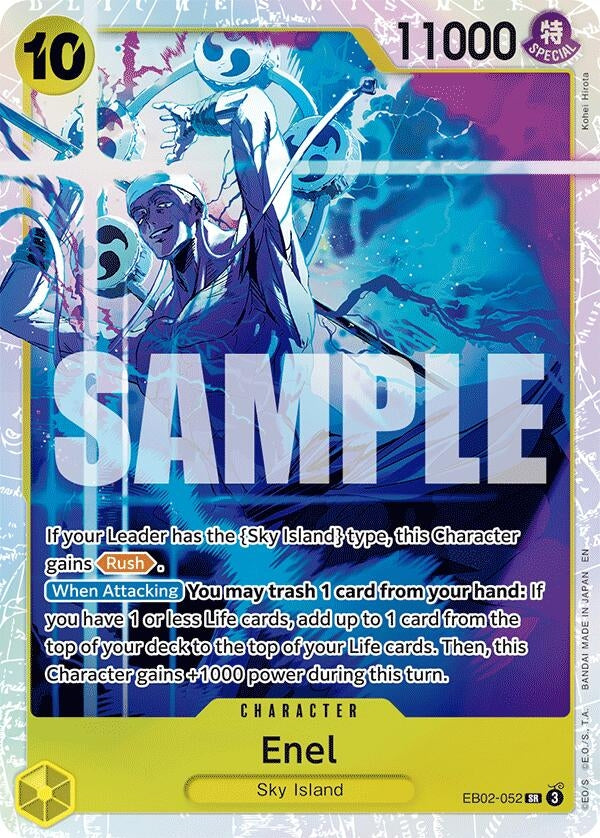 Image for Enel (EB02-052) (Extra Booster: Anime 25th Collection) (EB-02) - One Piece Card Game
