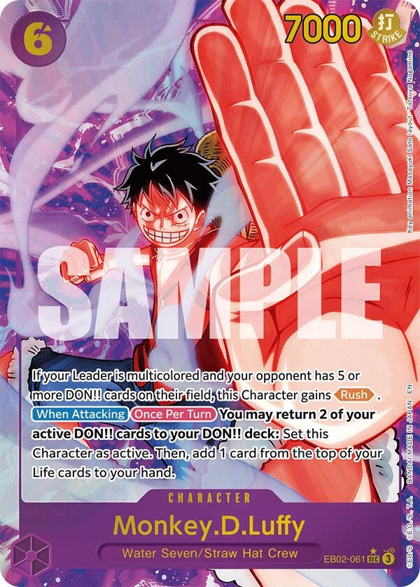 Image for Monkey.D.Luffy (061) (Alternate Art) (EB02-061) (Extra Booster: Anime 25th Collection) (EB-02) - One Piece Card Game