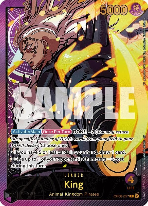 Image for King (SP) (OP08-057) (Extra Booster: Anime 25th Collection) (EB-02) - One Piece Card Game