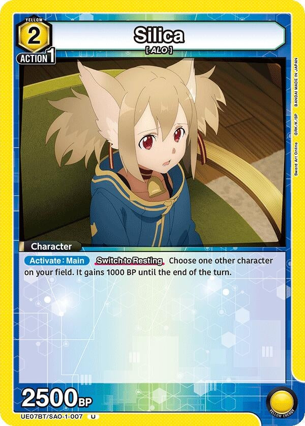 Image for Silica (007) (UE07BT/SAO-1-007) (UE07BT: Sword Art Online) (UE07BT) - Union Arena