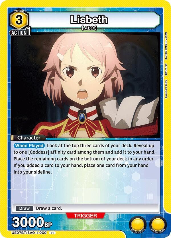 Image for Lisbeth (009) (UE07BT/SAO-1-009) (UE07BT: Sword Art Online) (UE07BT) - Union Arena