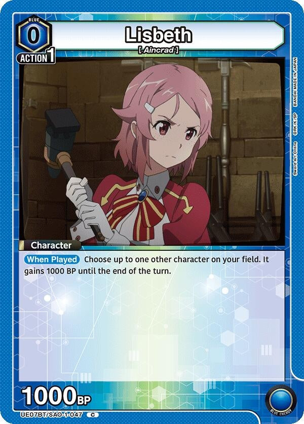 Image for Lisbeth (047) (UE07BT/SAO-1-047) (UE07BT: Sword Art Online) (UE07BT) - Union Arena